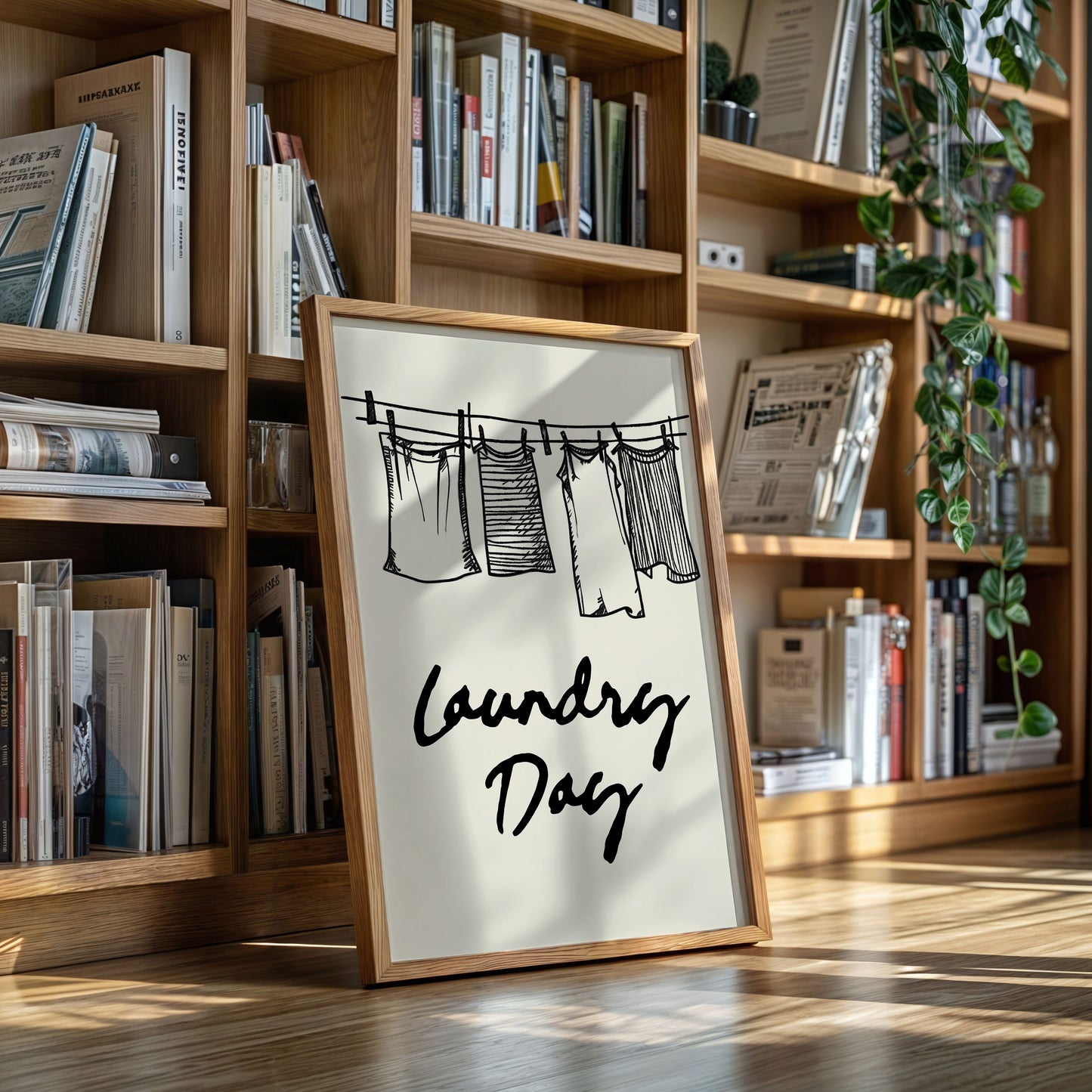 Clothespins Dance In Morning Light