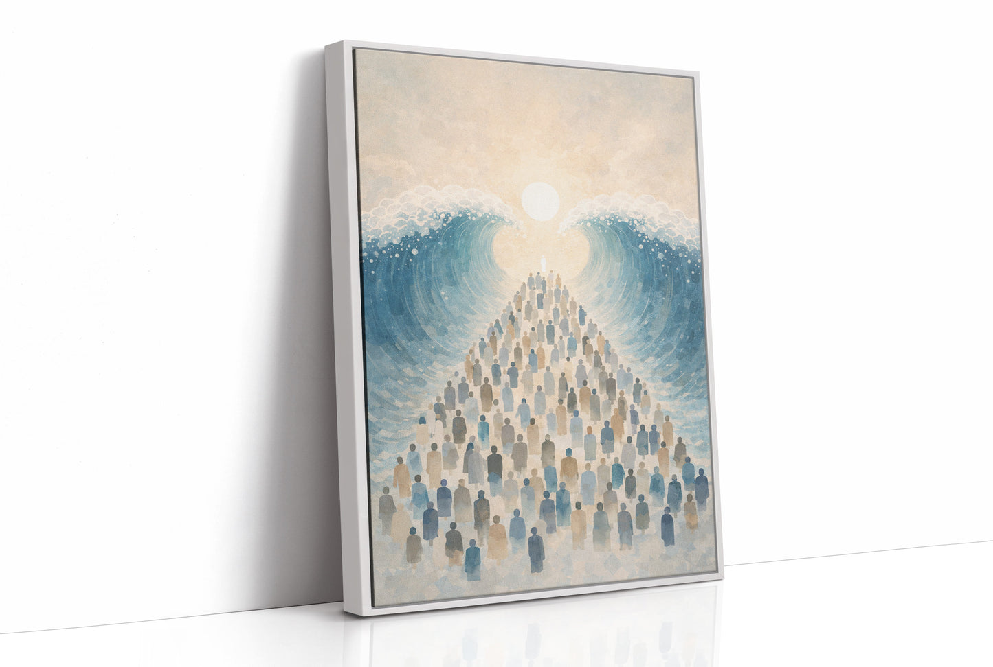 Exodus Through Parted Waters