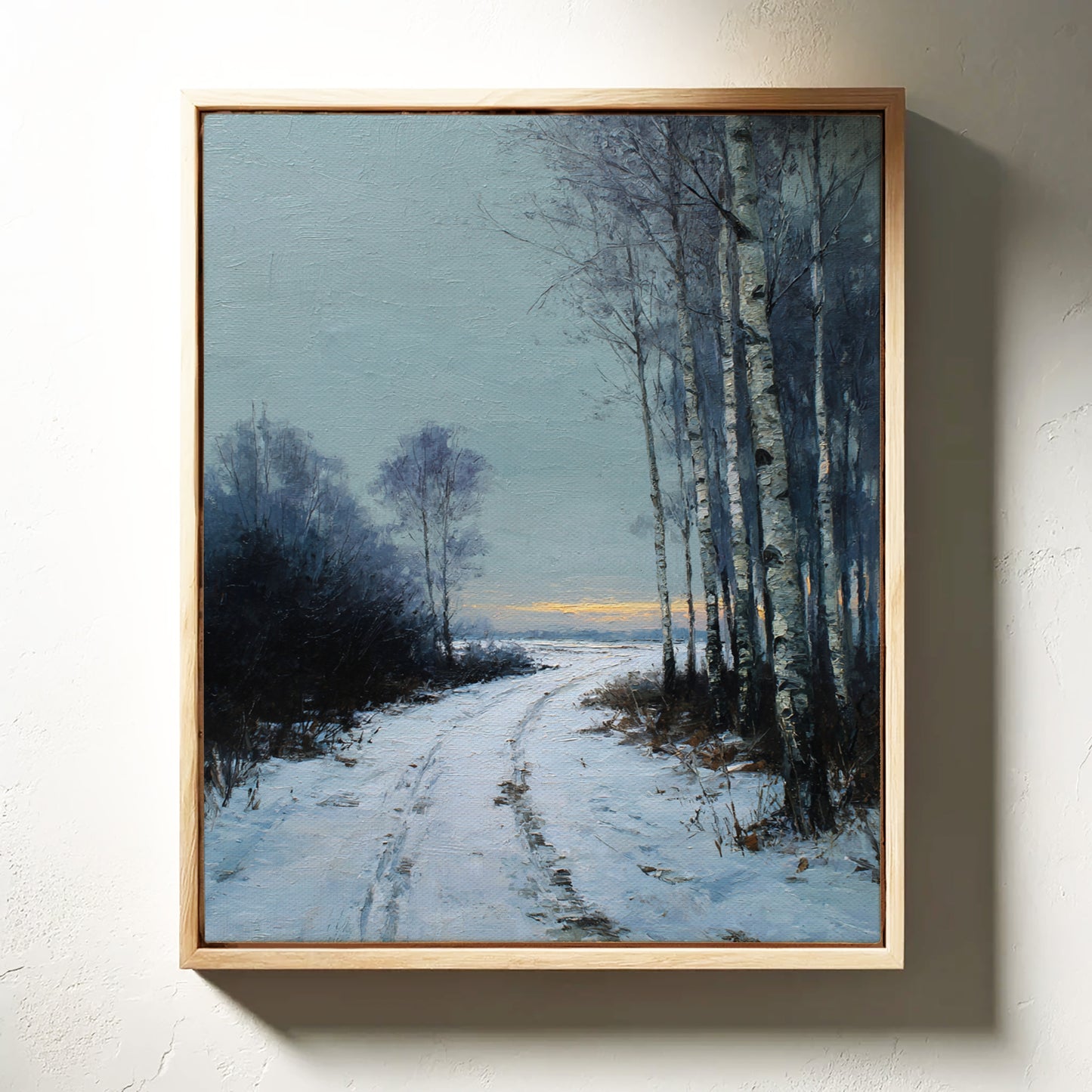 Pathway Through Winter's Embrace