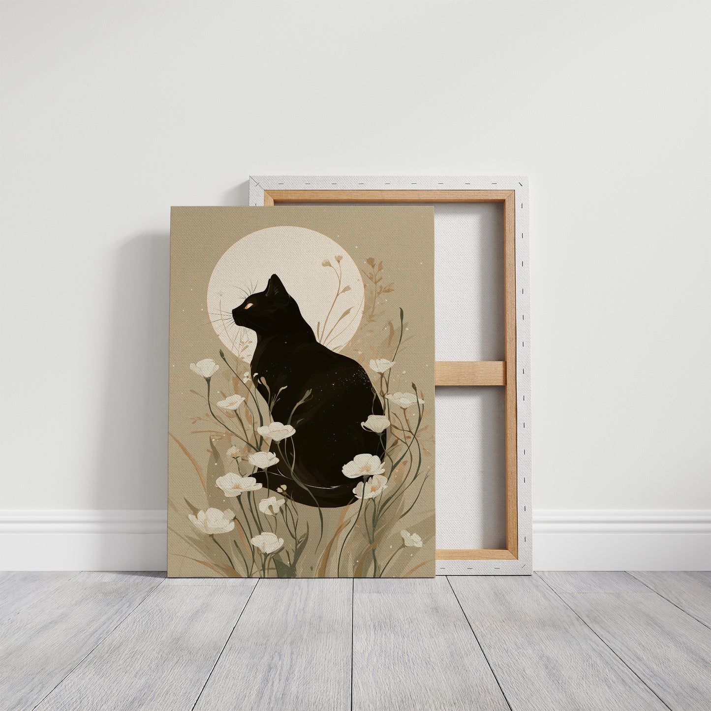 Midnight Blooms Under Moonlight
