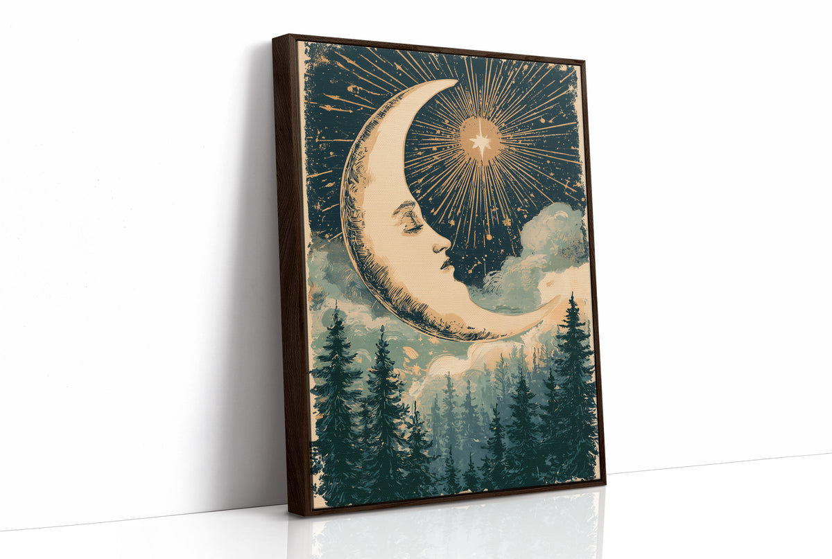 Crescent Moon and the Radiant Star