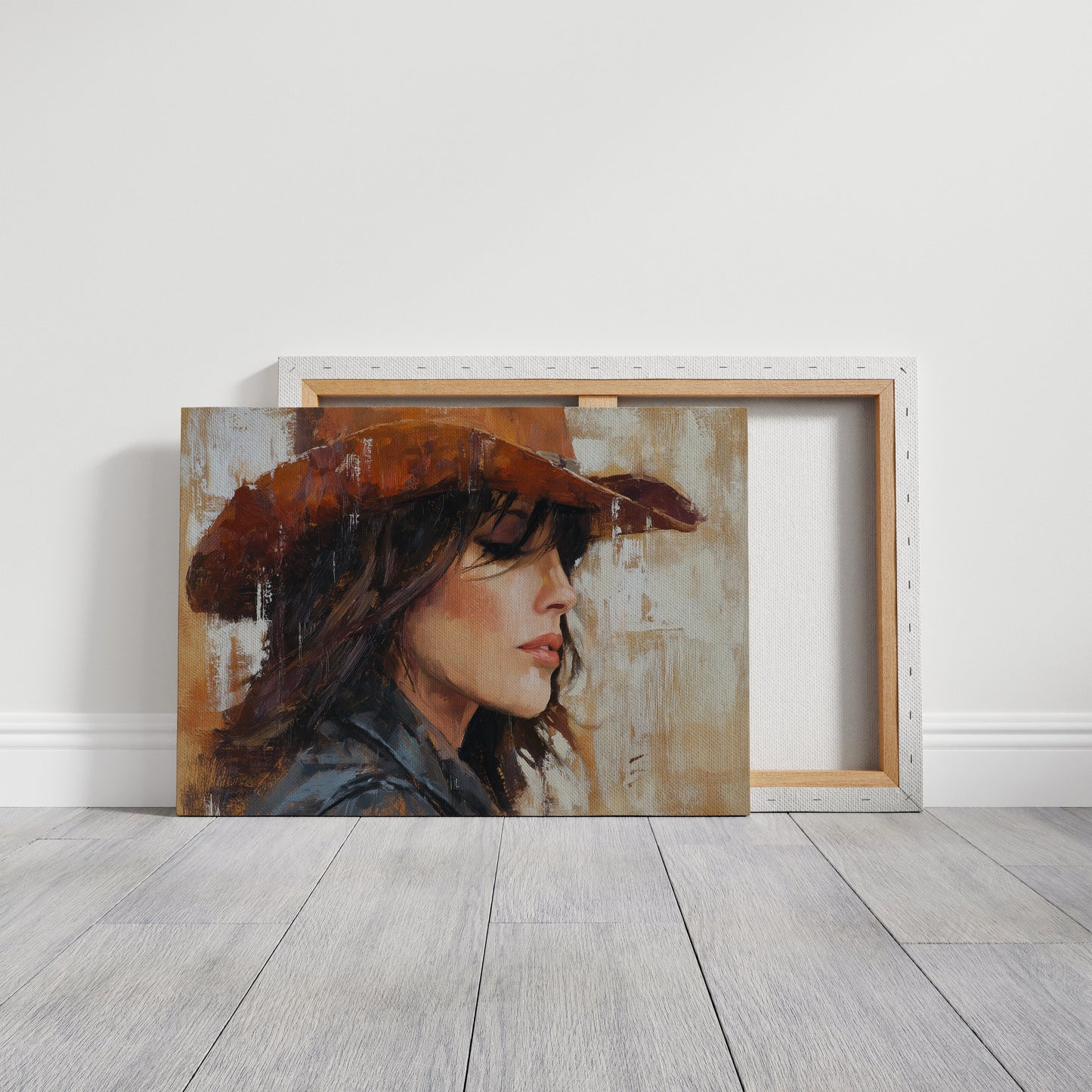 Rust Hat Against Faded Memory
