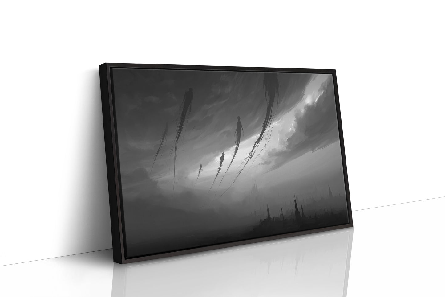 Giants Arrive Through Clouded Skies