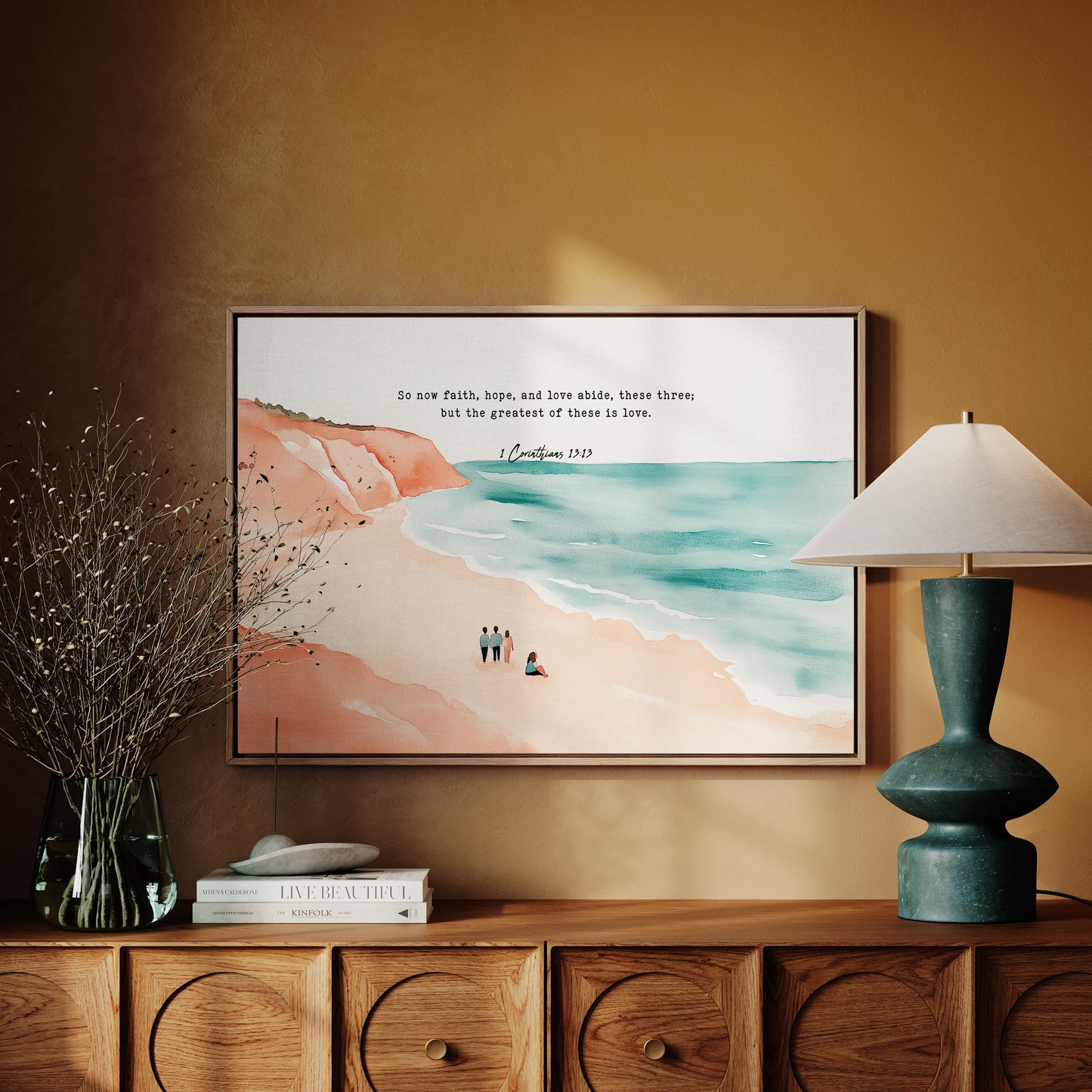 Faith Hope and Love on the Shore