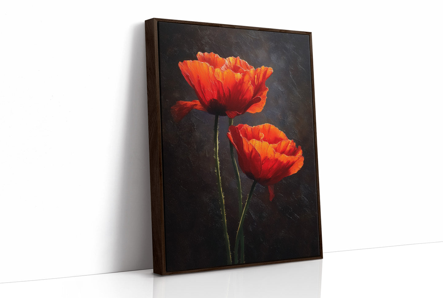 Scarlet Petals Against Darkness