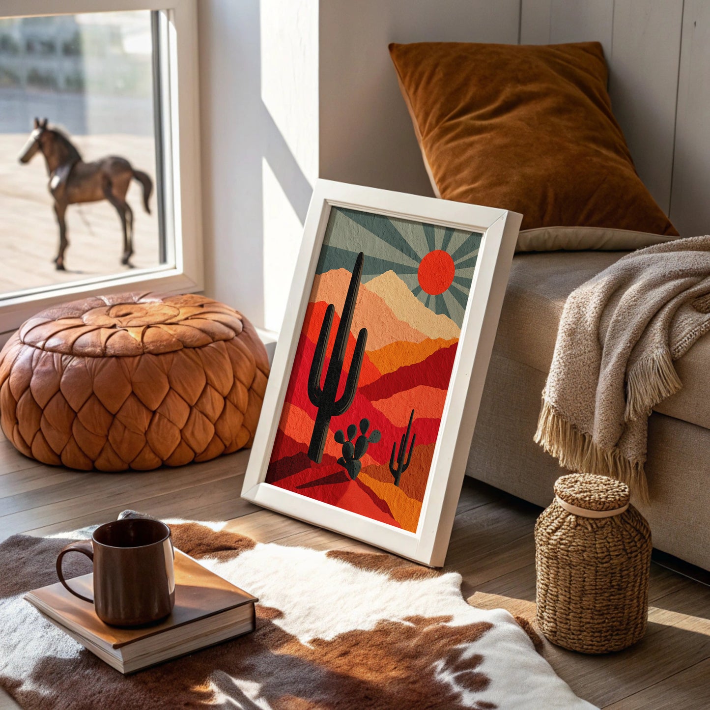 Red Mountains Sing Desert Sunlight