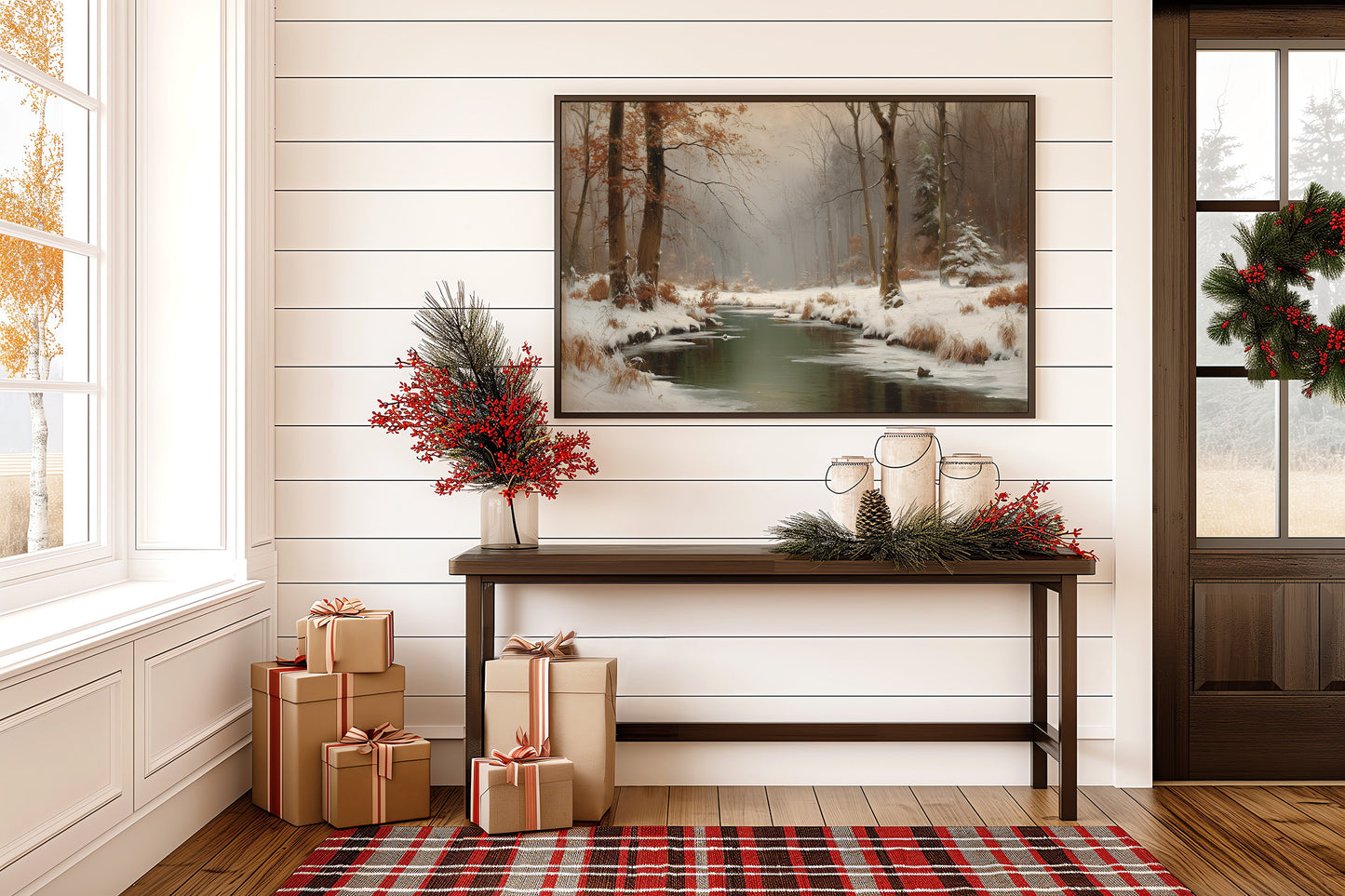 Winter Stream Carries Autumn's Memory