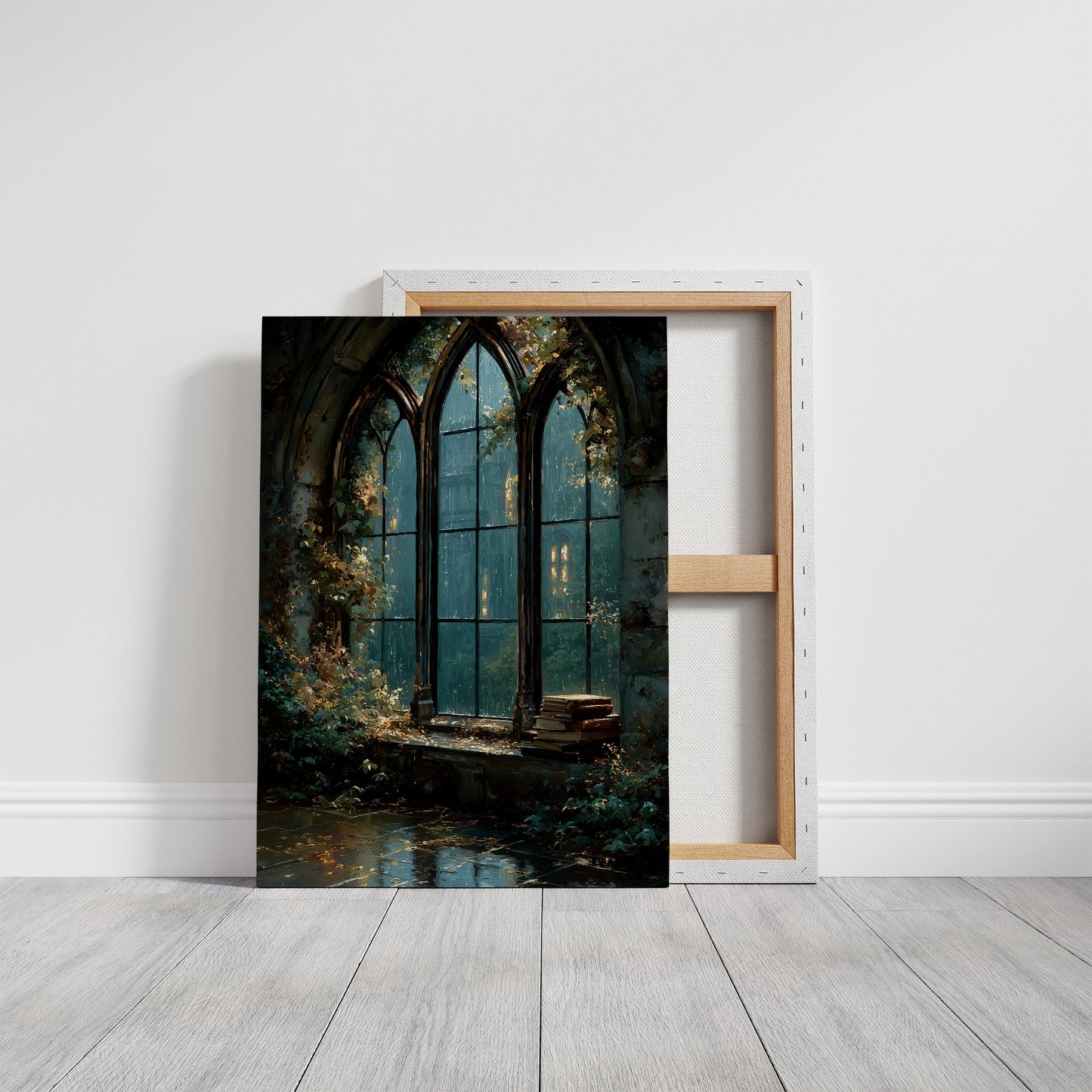 Rain on the Cloister Glass