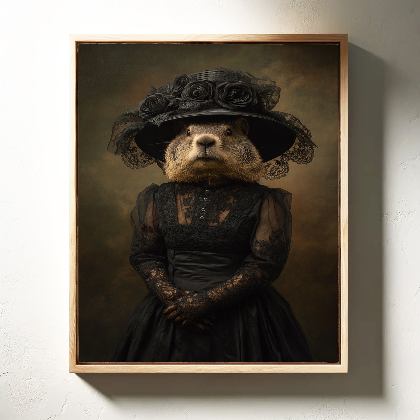 Elegant Rodent in Victorian Attire