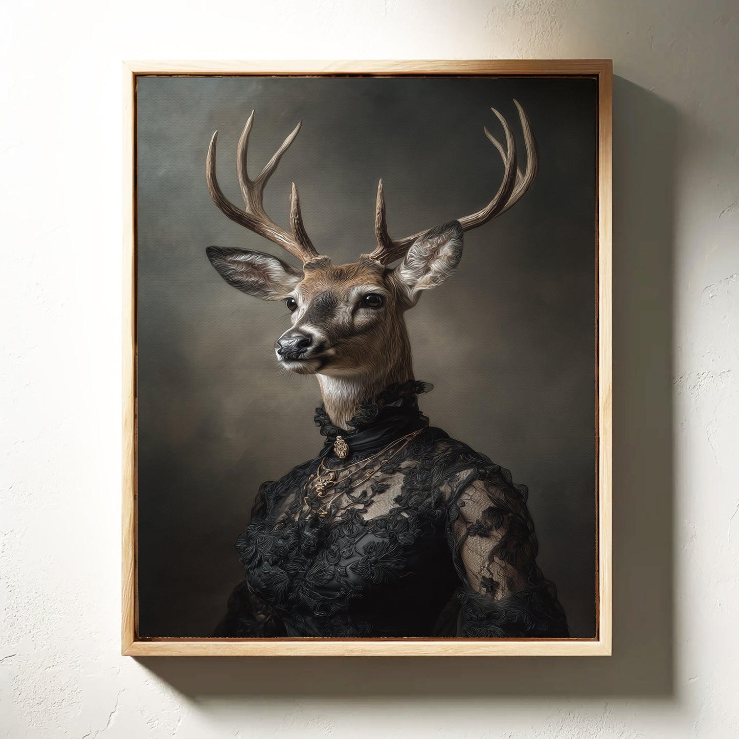 Regal Stag in Elegant Attire