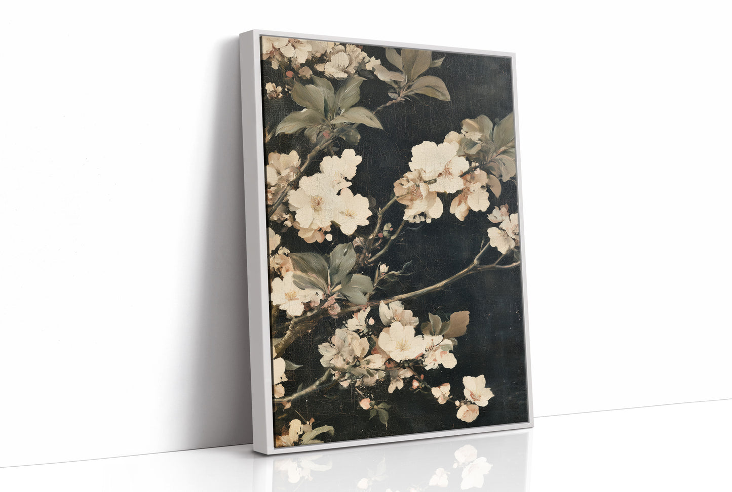Midnight Blossoms: Ivory & Shadow
