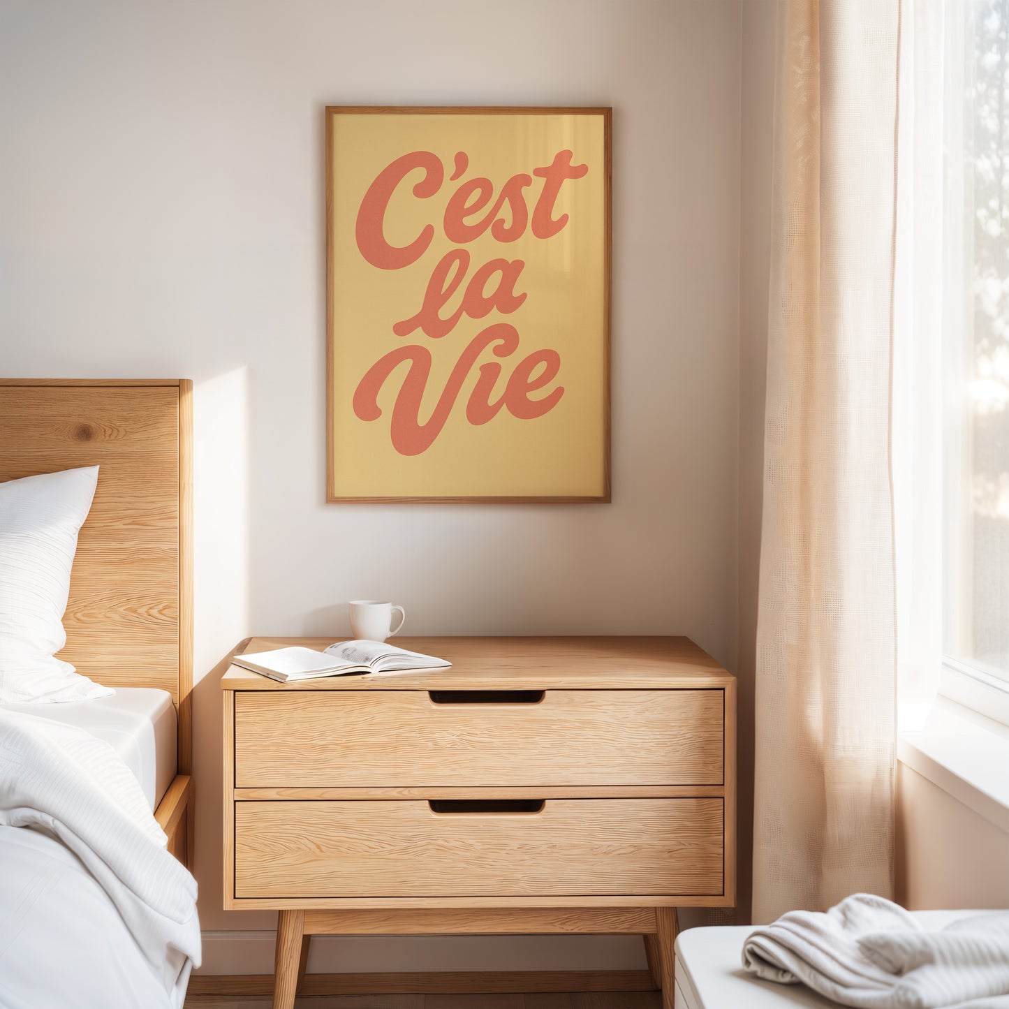 C’est La Vie Retro Wall Art