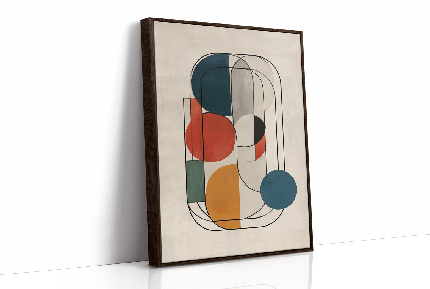 Circles Dance In Modern Lines