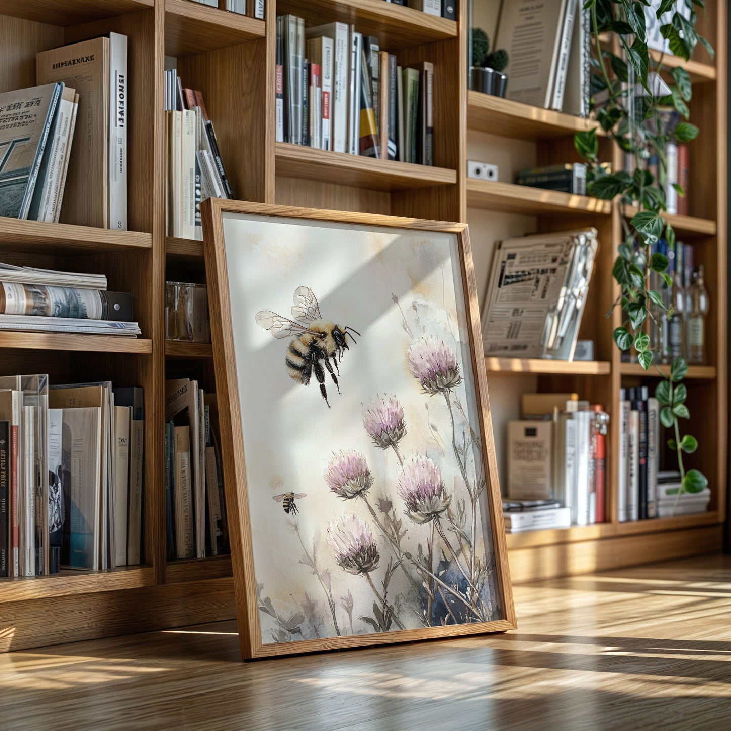 Pollinators Dance Among Petals