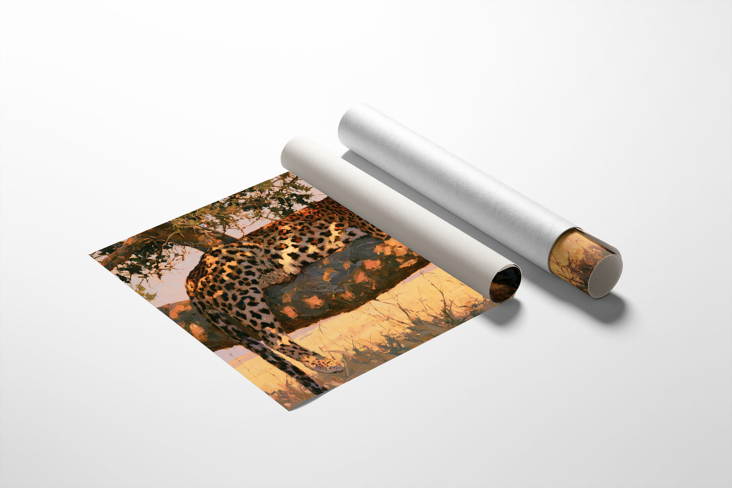 Leopard, Draped in Gold