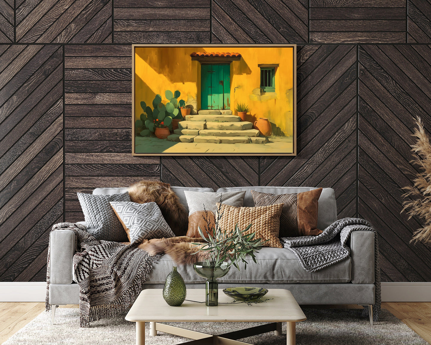 Cactus Guards The Turquoise Door