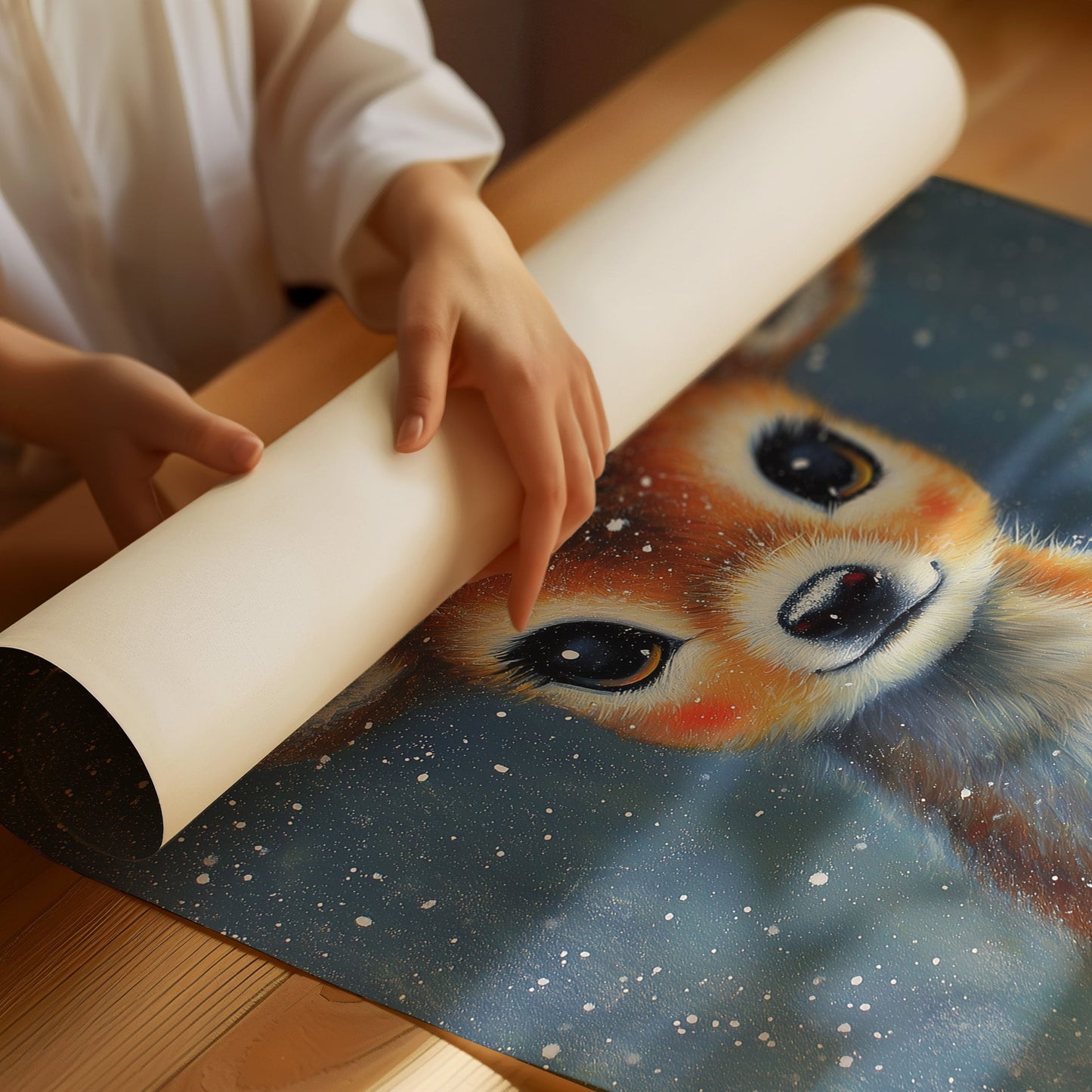 Starlit Fawn Brings Winter Magic