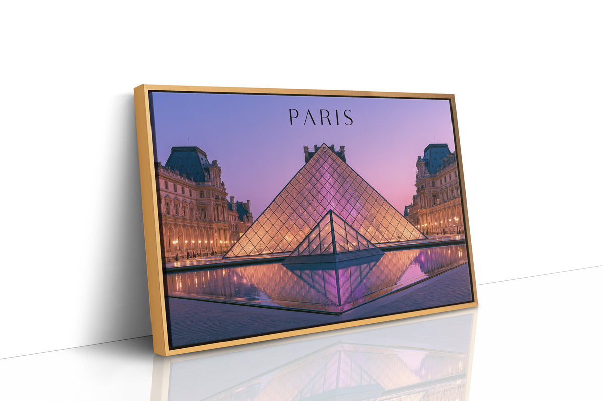 Paris Twilight at the Louvre