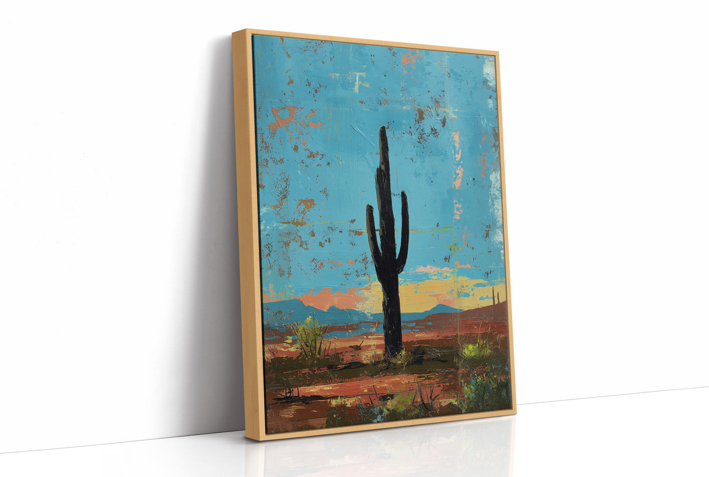Dusk Settles On The Desert