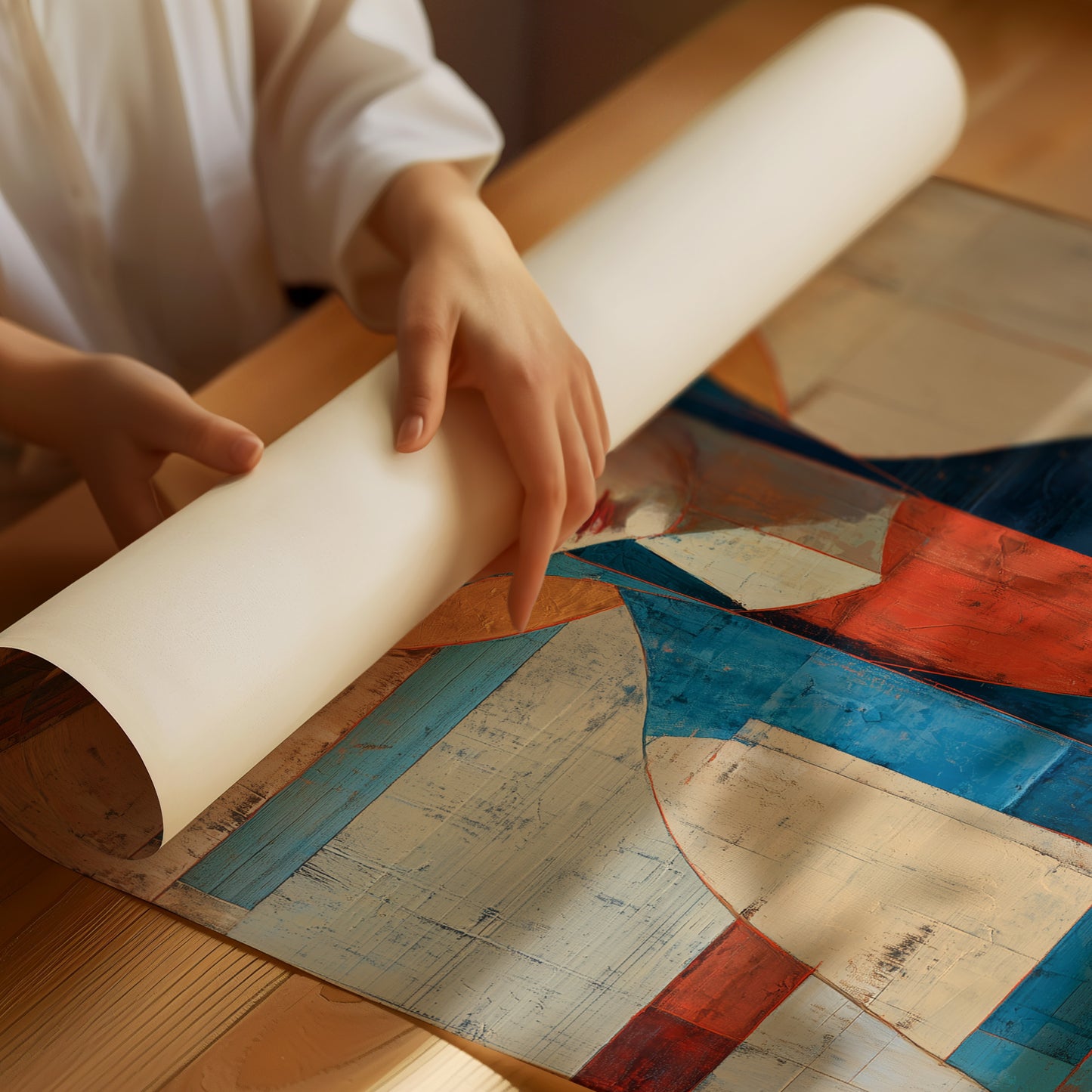 Byzantine Geometry Holds Sacred Offering