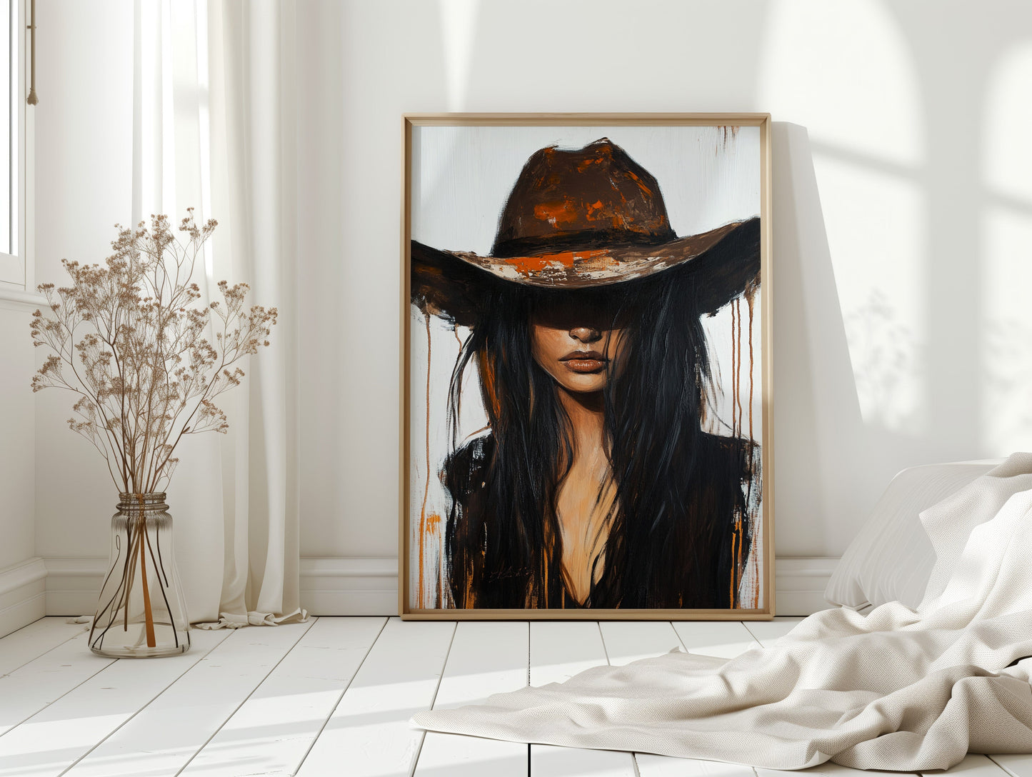 Ember Noir – Western Cowgirl Wall Art