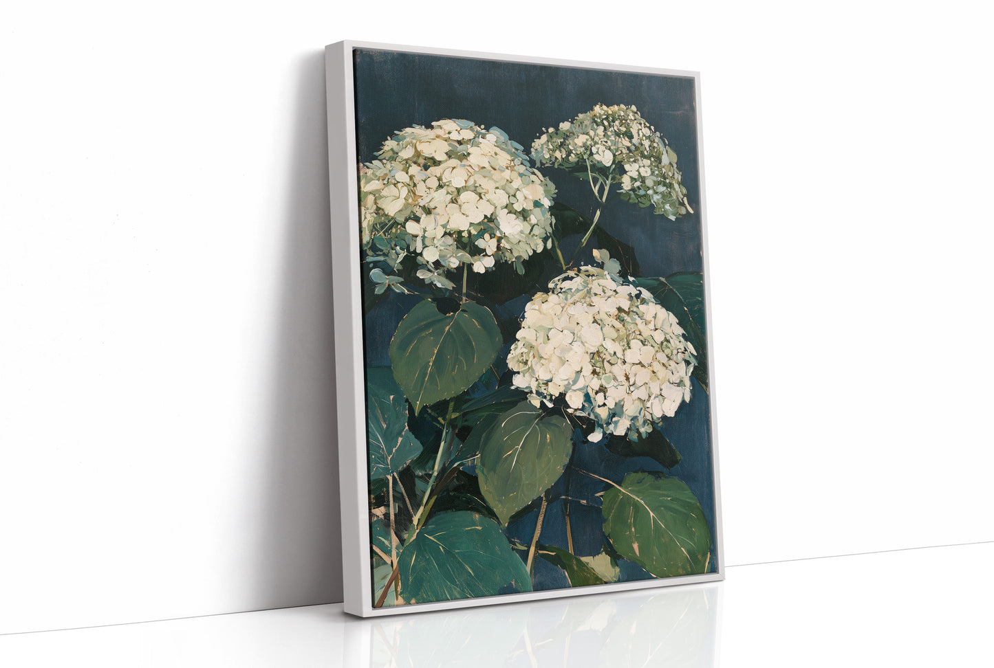 Hydrangeas After Dusk
