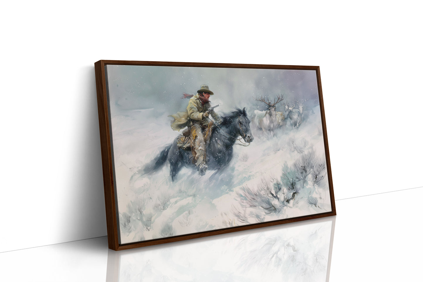 Wild Chase Through Winter Storm