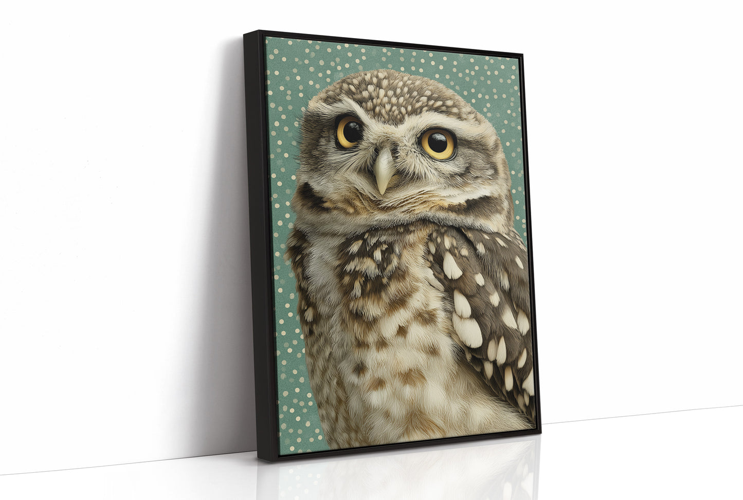 Wide-Eyed Little Owl