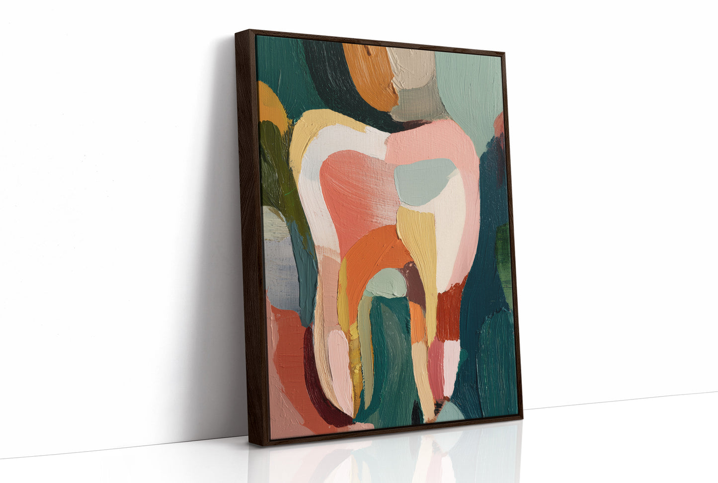Colors Collide Where Brushstrokes Bend
