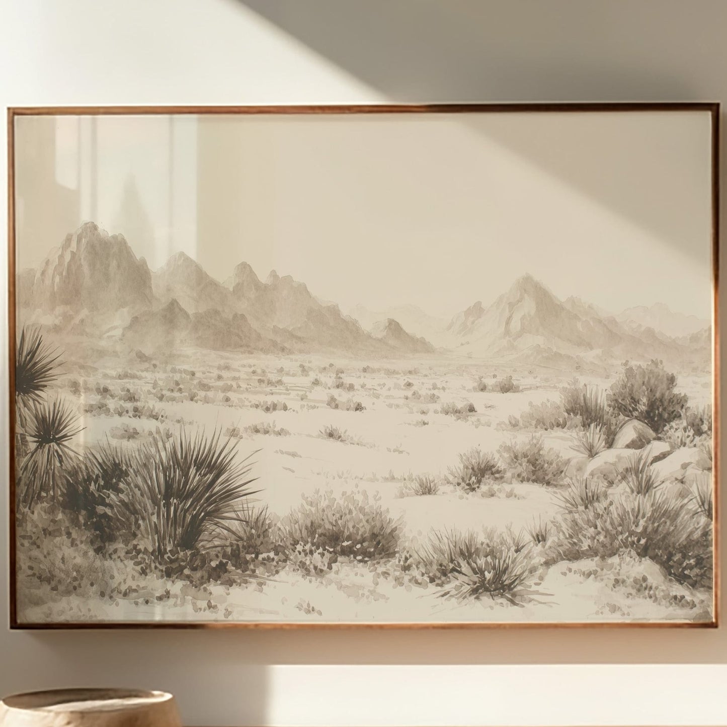 Mojave Solitude - Desert Mountain Landscape