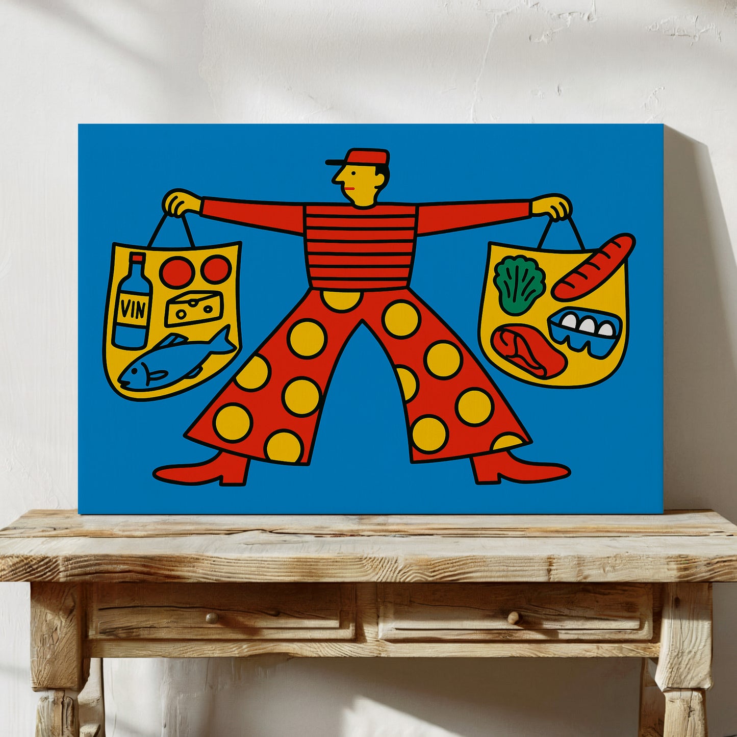 Grocery Run with French Flair