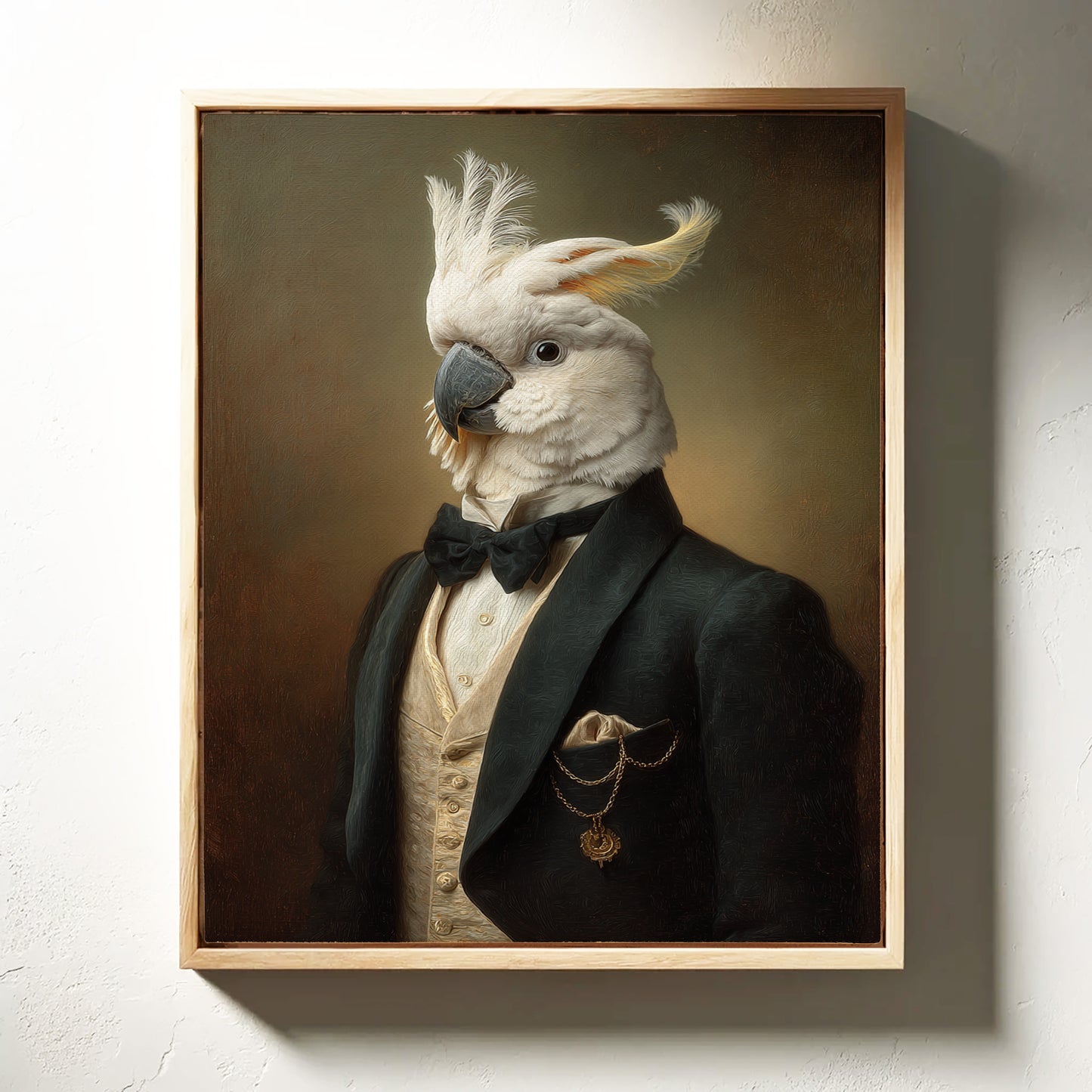 Regal Cockatoo in Formal Attire