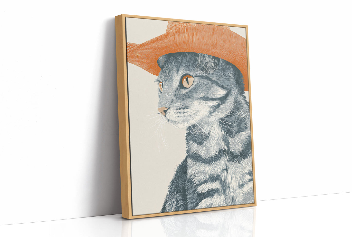 Amber Eyes Under Brim