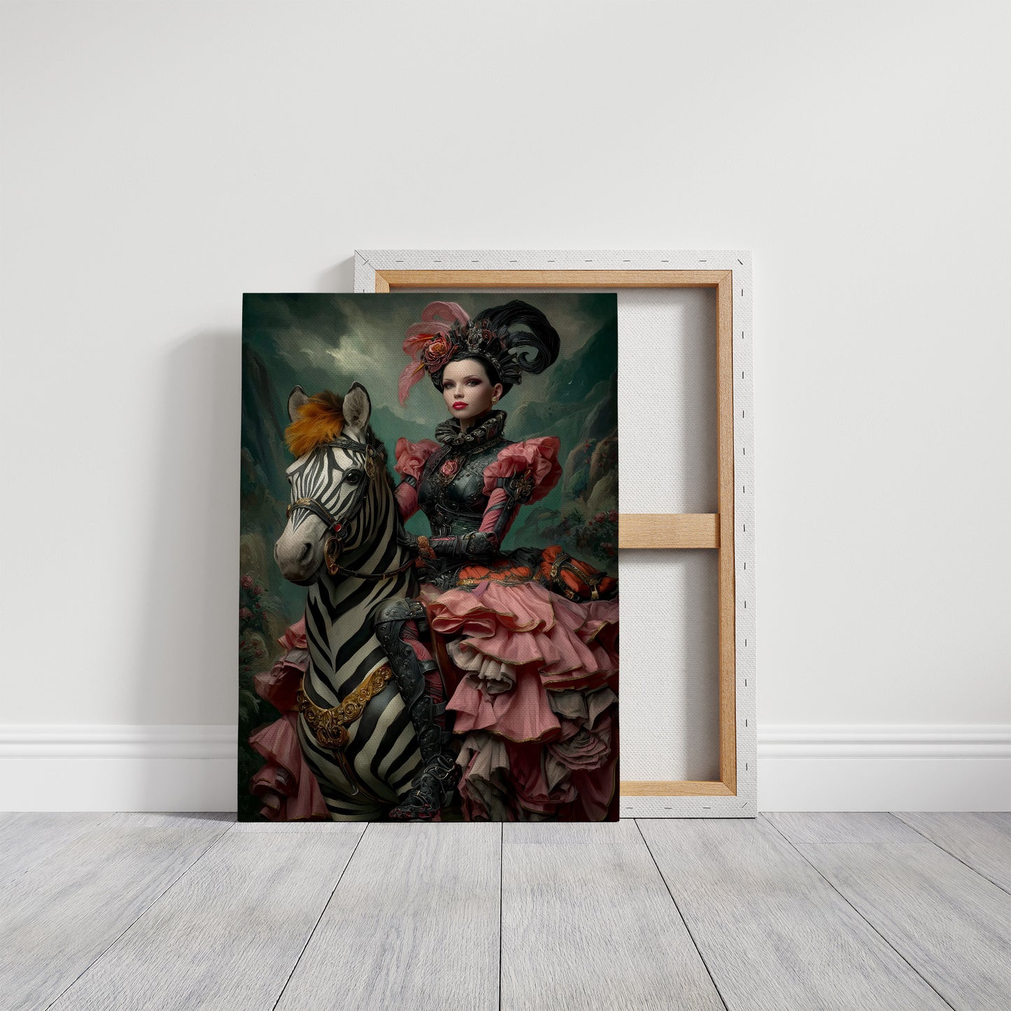 Coral Armor On Zebra Mount