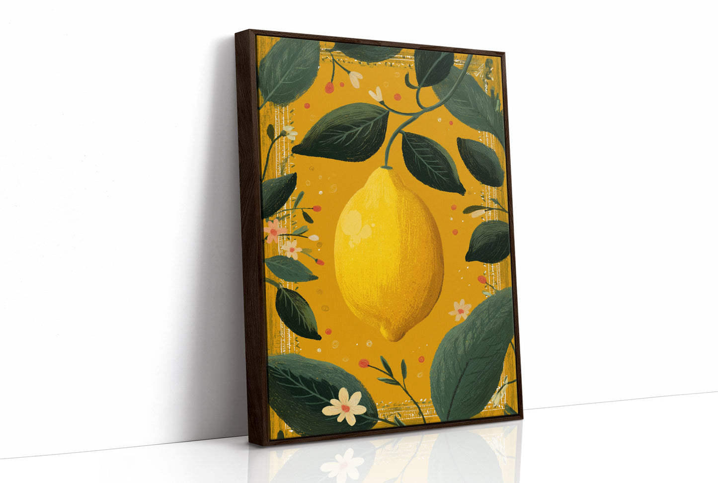 Golden Lemon Hangs In Honeyed Air