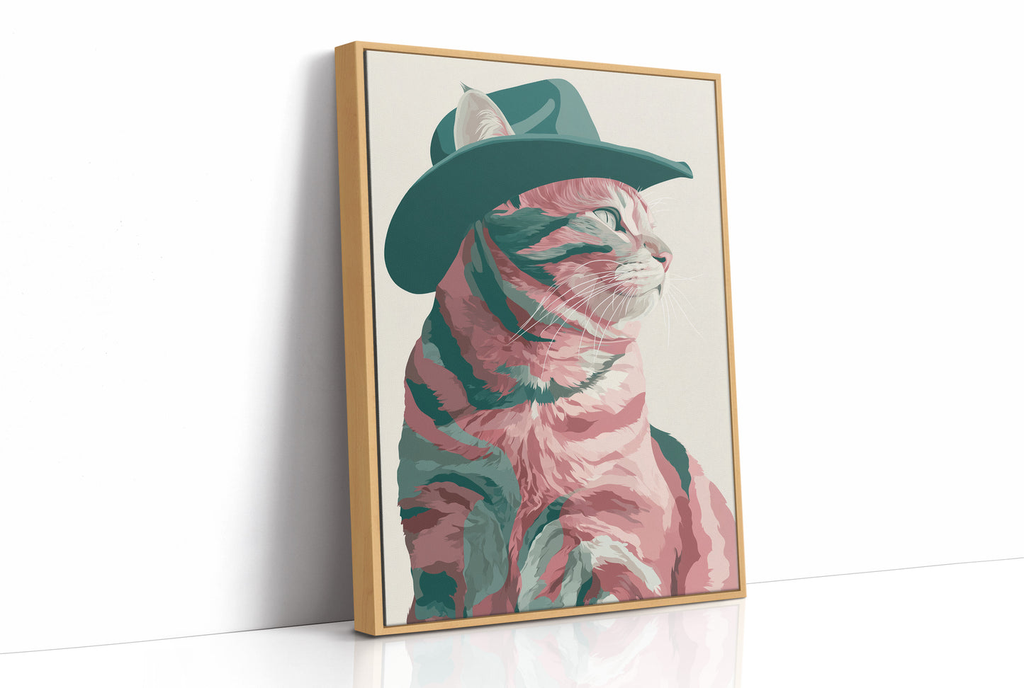 Desert Rose In Teal