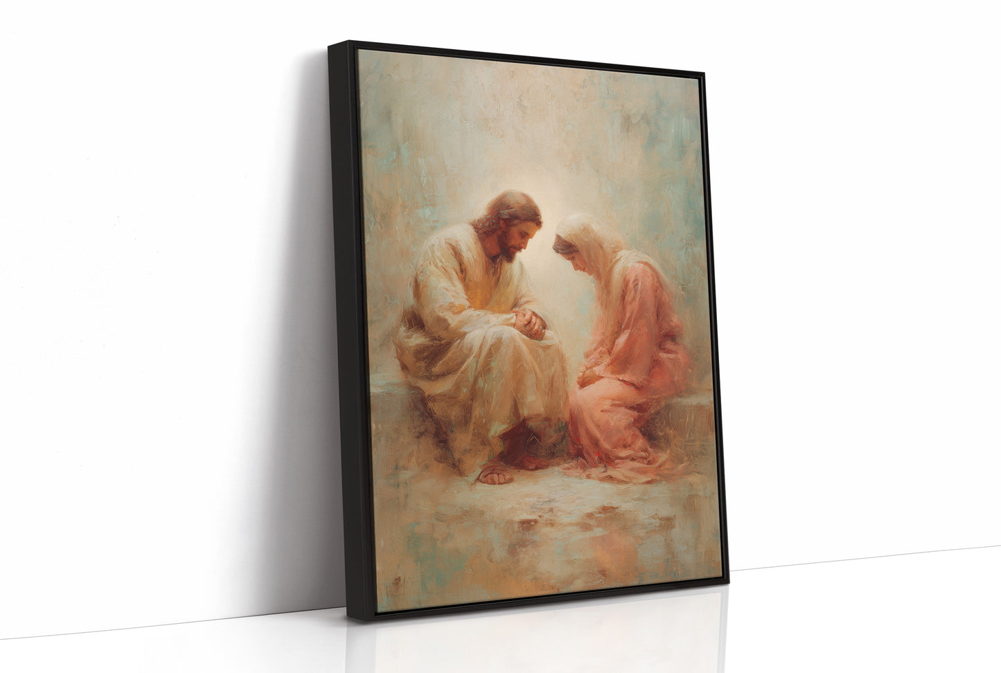 Sacred Moment in Gentle Light