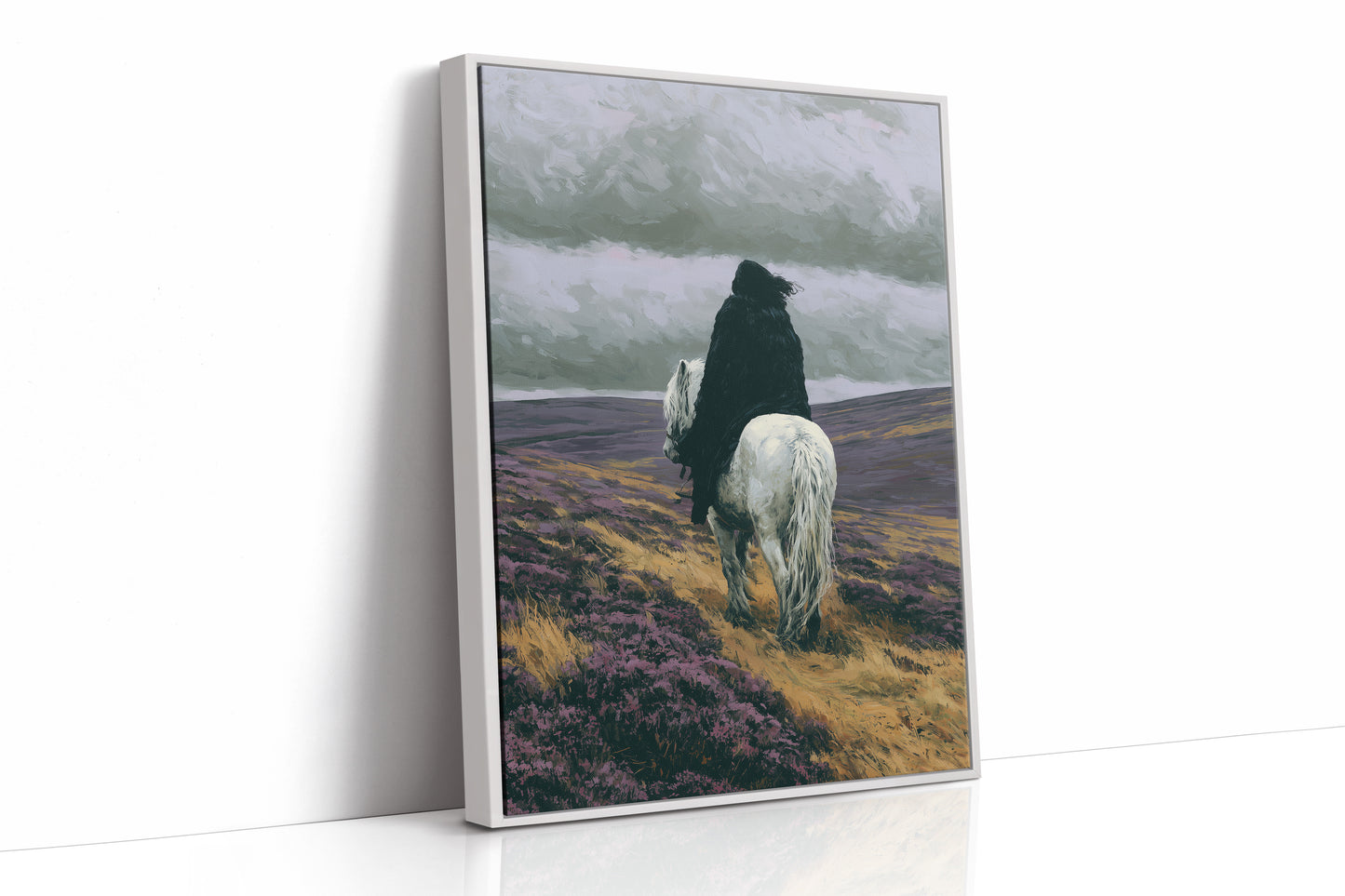 Rider on the Windswept Moor
