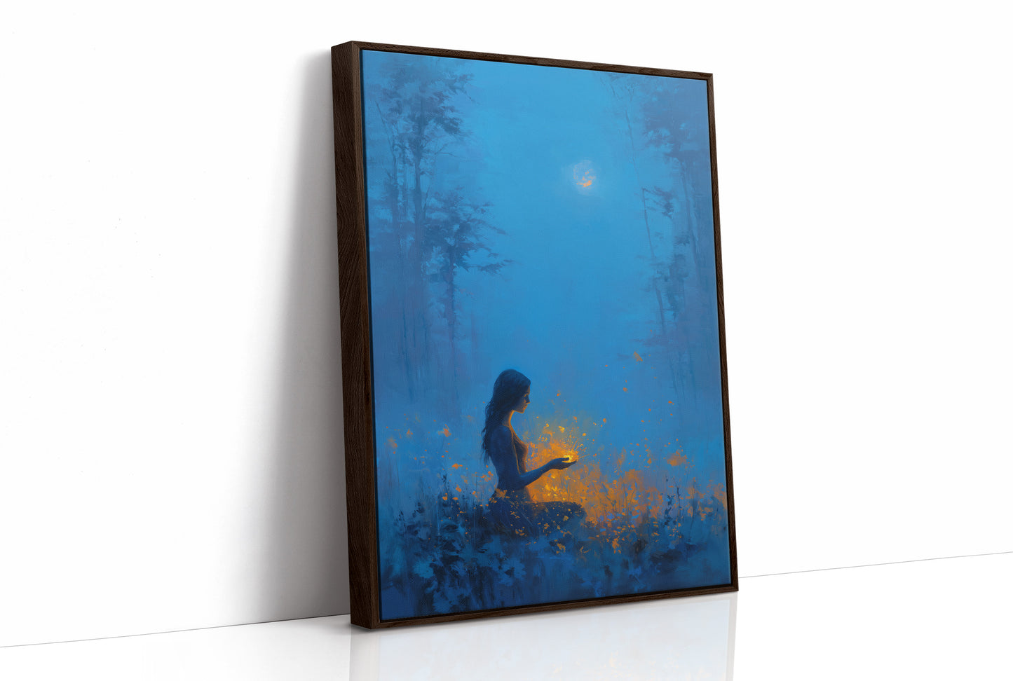 Fireflies Dance At Twilight's Edge