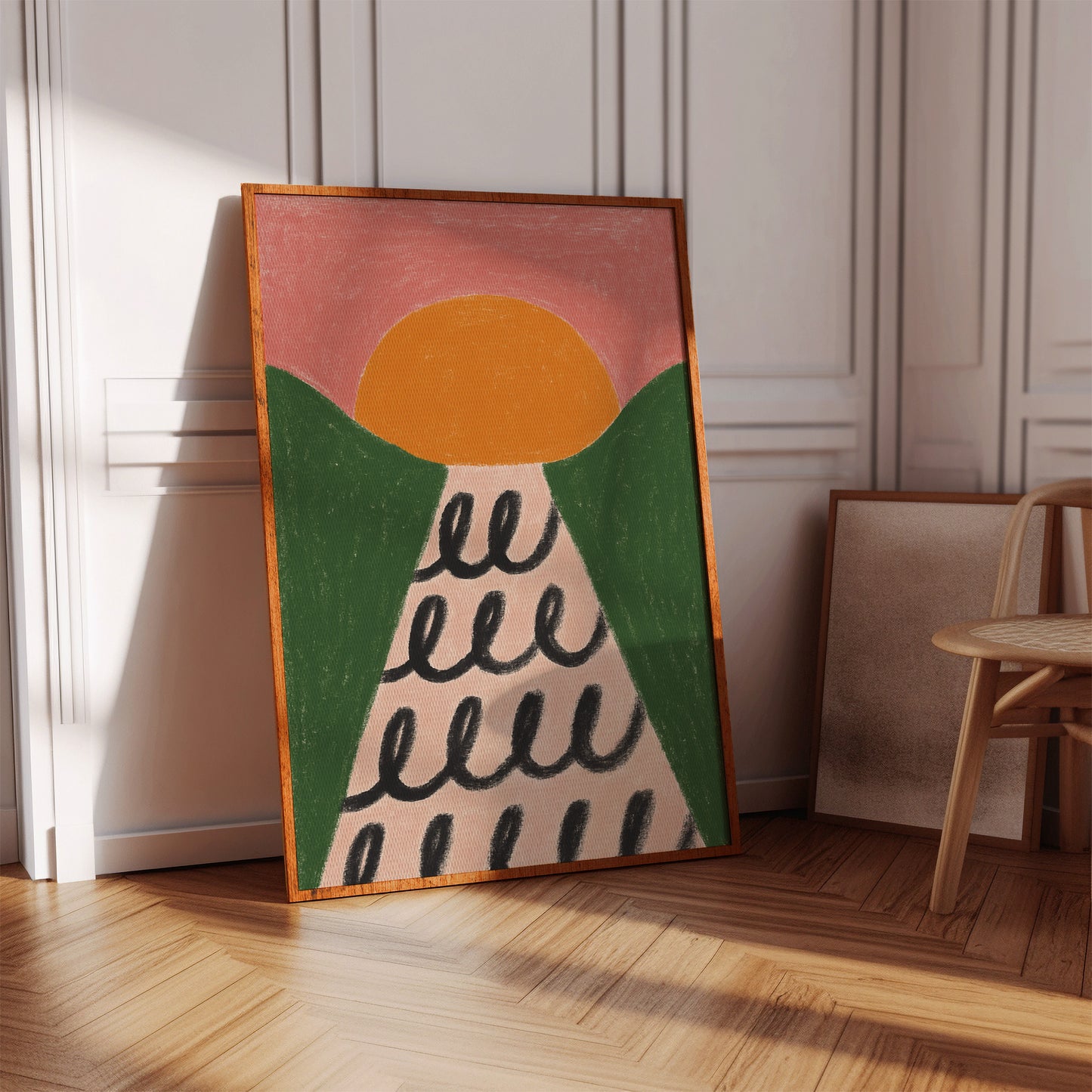 Morning Waves Roll Through Hills