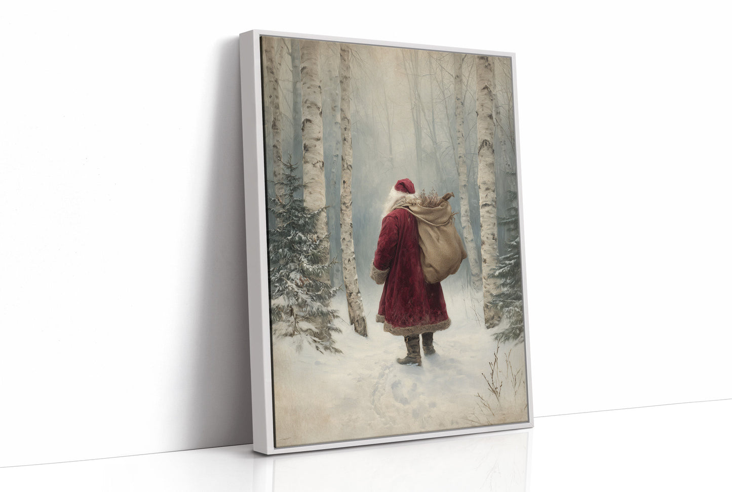 Through Birch Woods On Christmas Eve