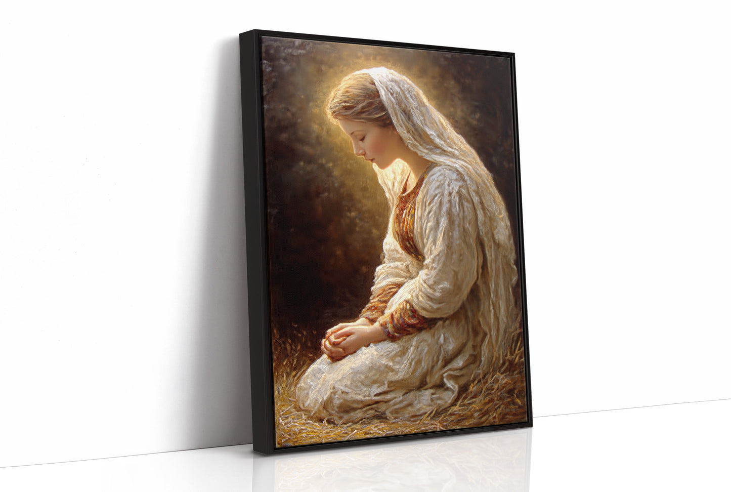 Reverent Silence in Golden Light