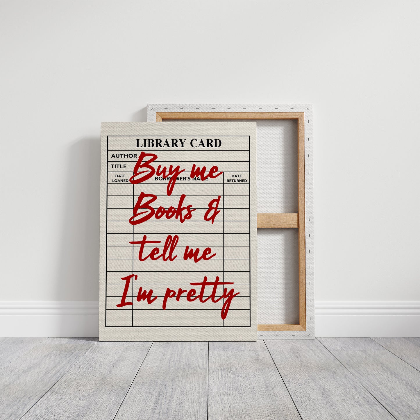 Buy Me Books and Tell Me I'm Pretty