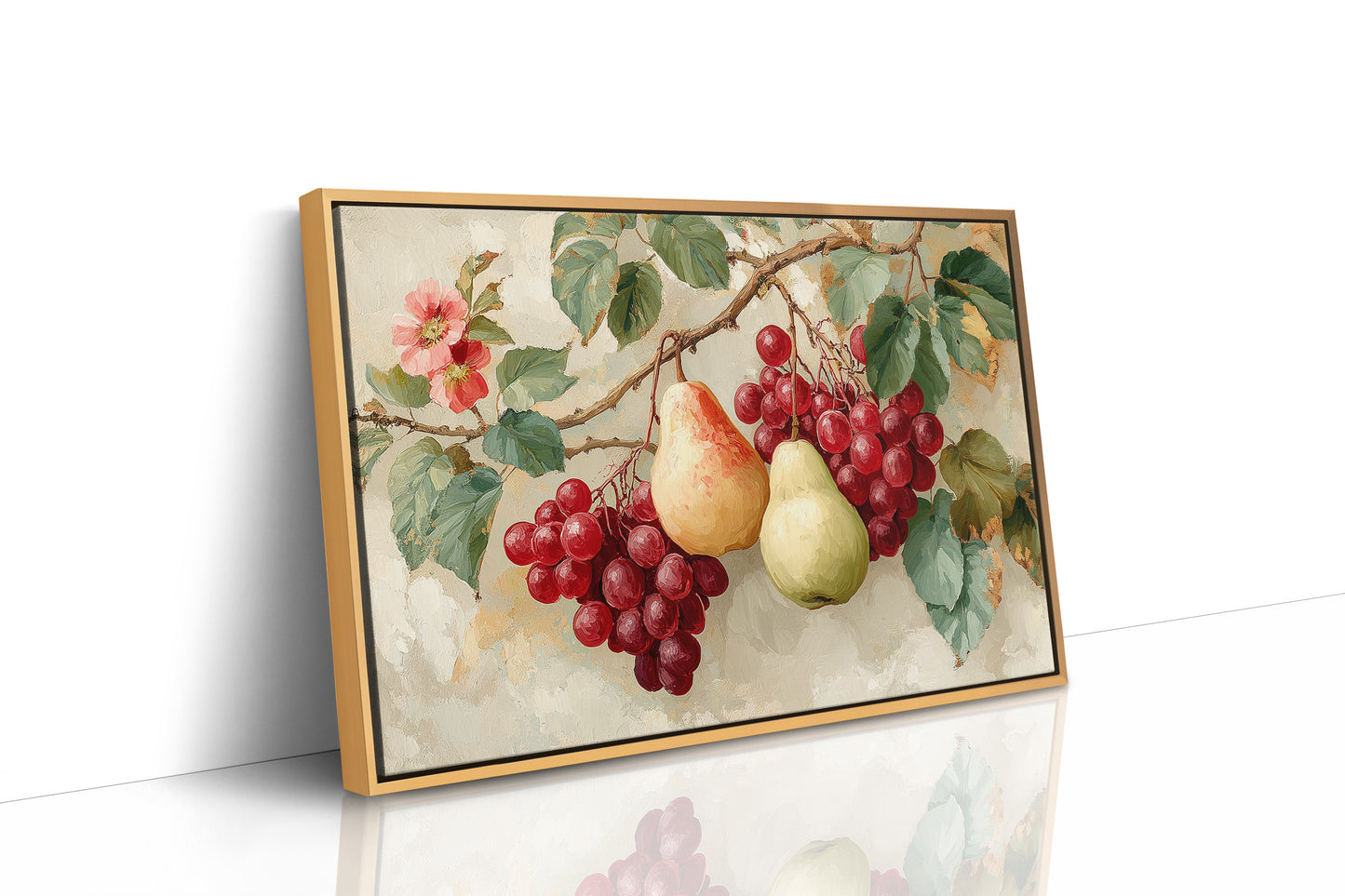 Pears and Grapes on Old Vine