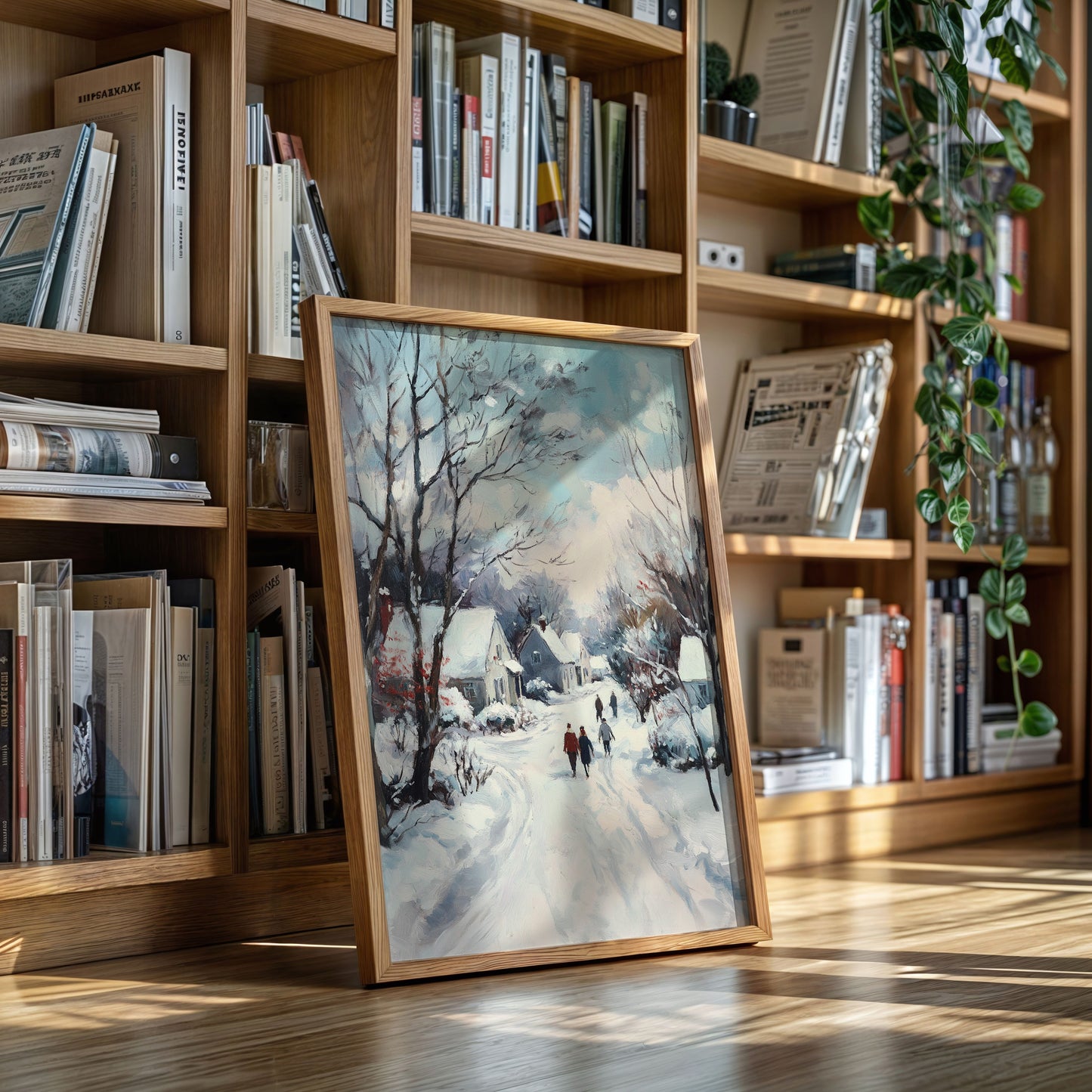 Footsteps Through Winter's Embrace