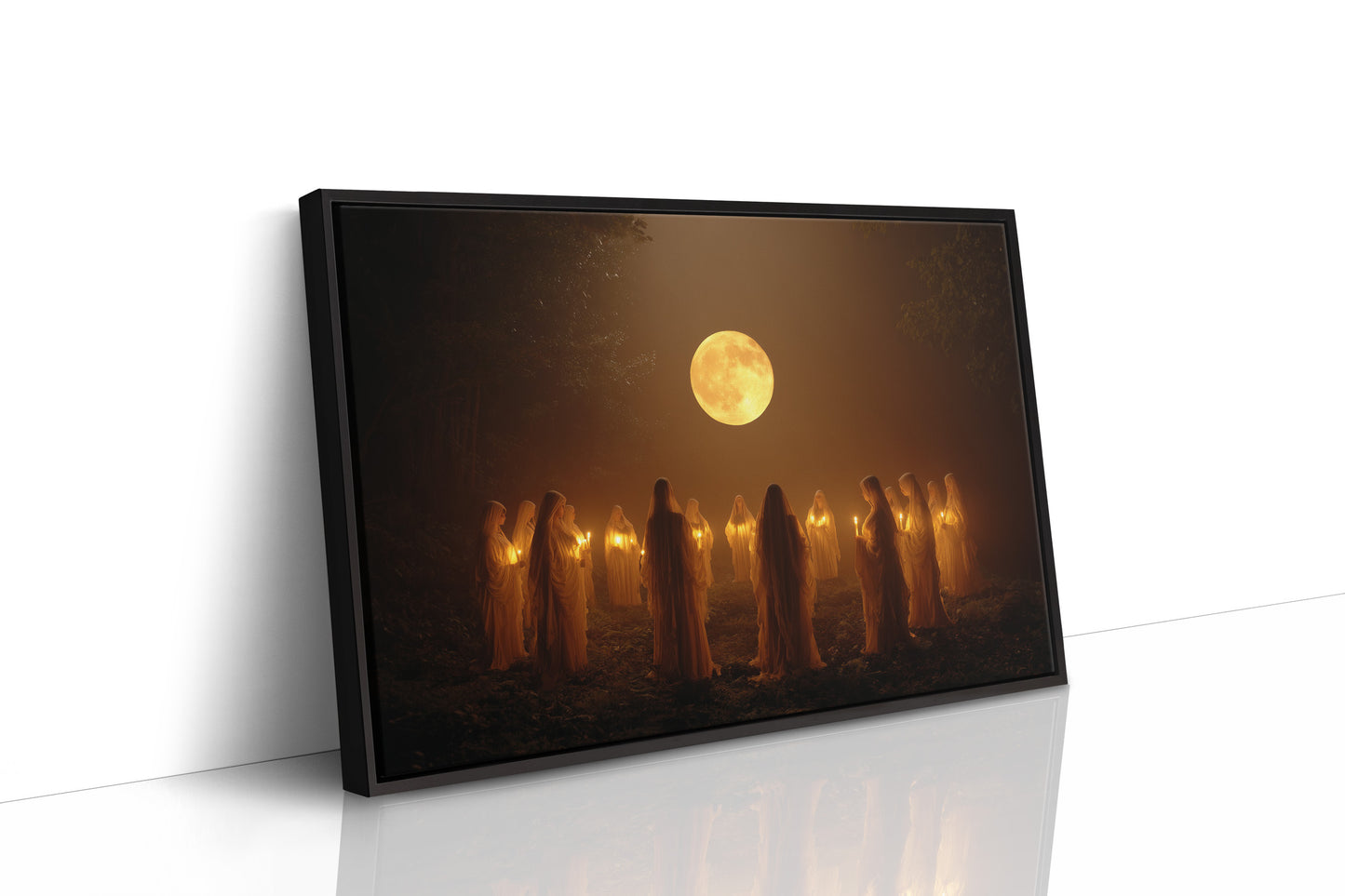 Ancient Circle Under Harvest Moon