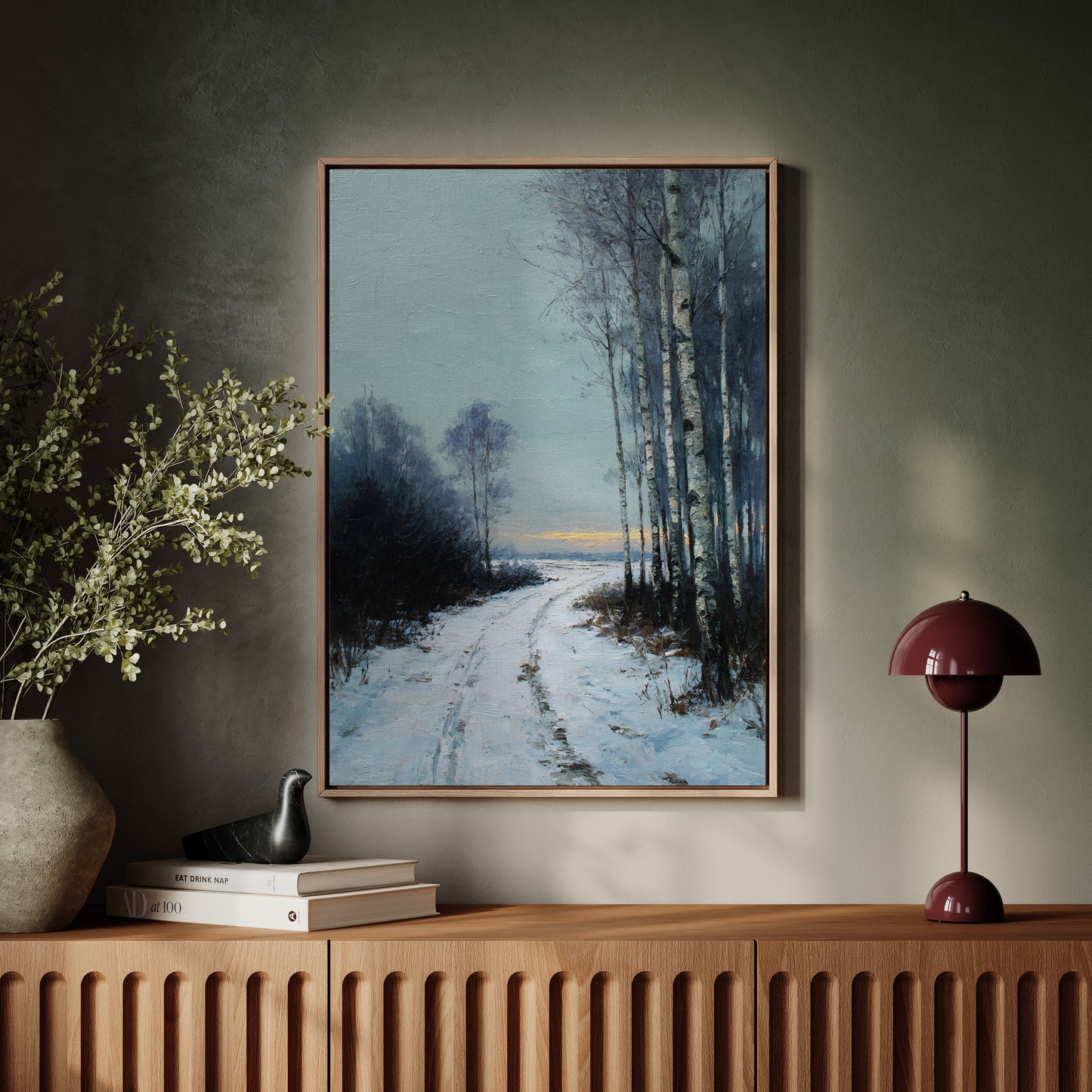 Pathway Through Winter's Embrace