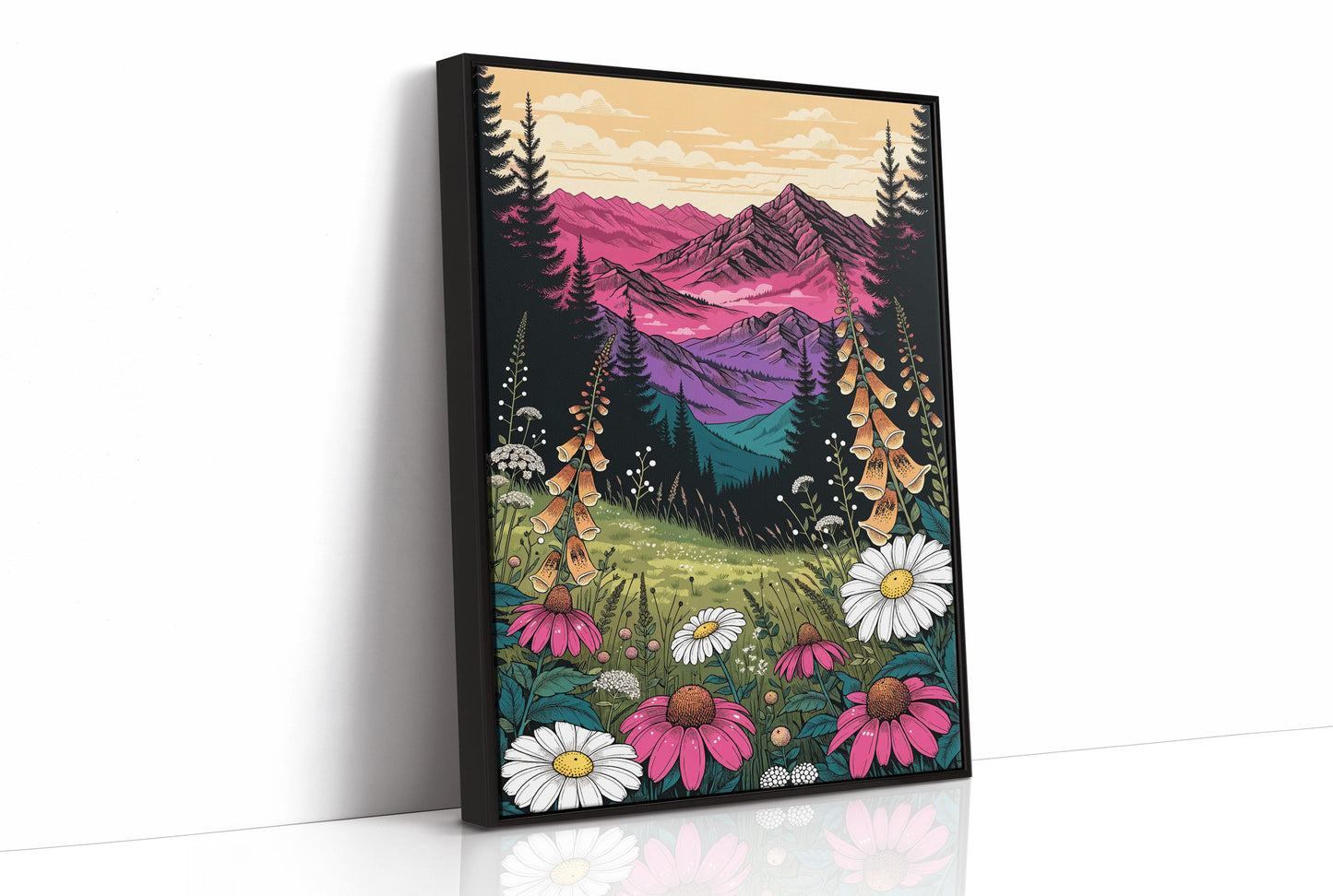 Wildflowers Below Rose Peaks
