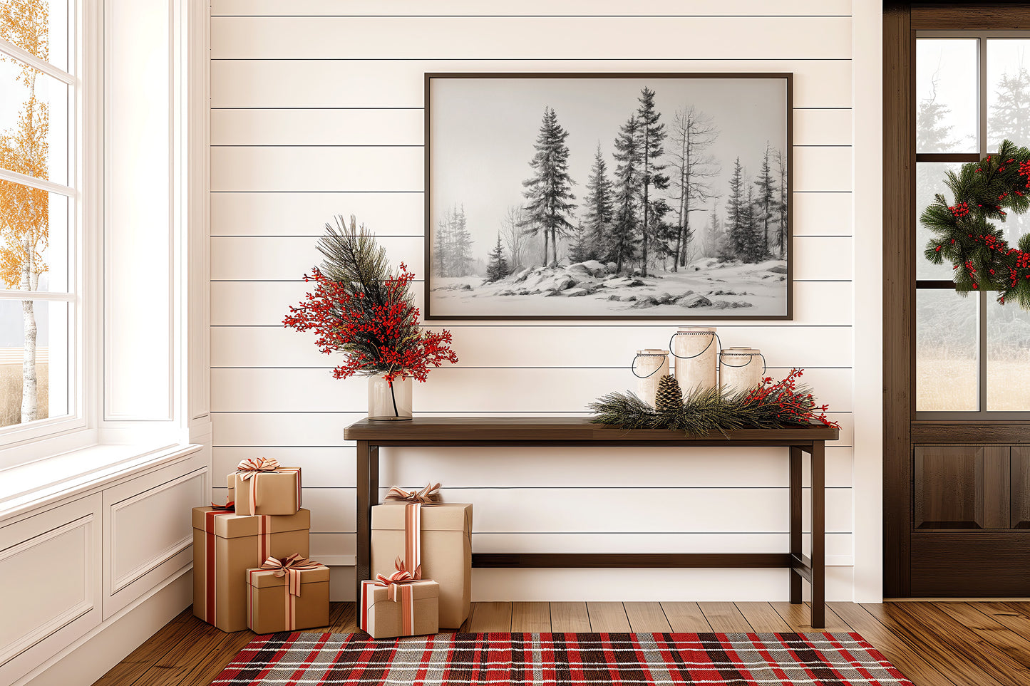 Winter Pines Stand Silent Watch