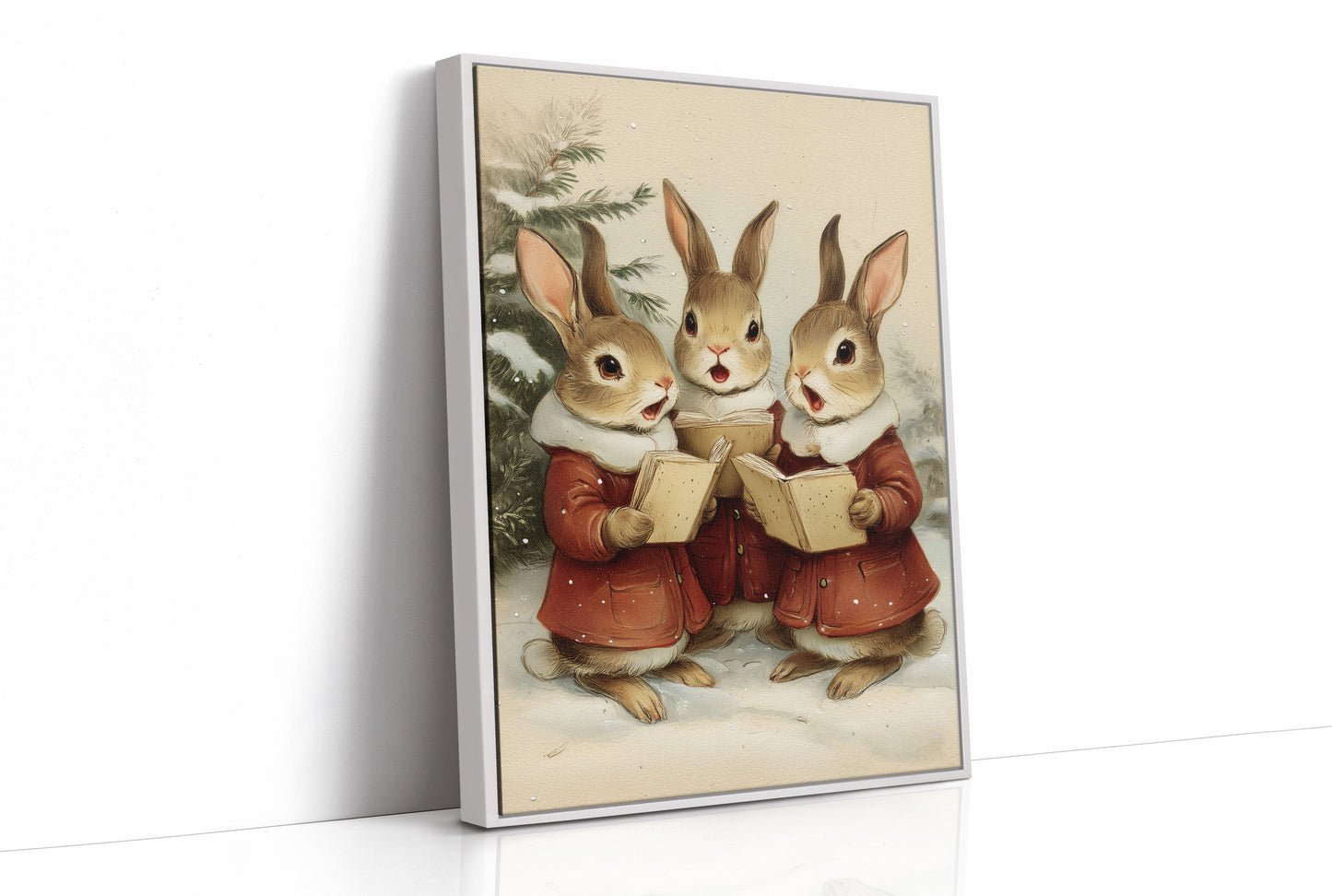 Winter Rabbits Sing Their Carols